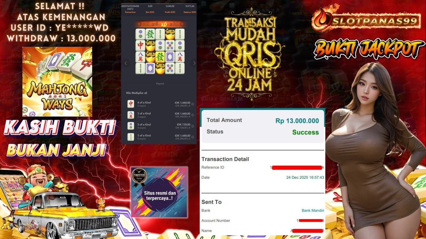 SLOTPANAS99 JACKPOT SLOT MAHJONG WAYS